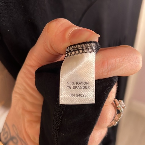 Banana Republic Black Monochrome Flowy Dress, Women’s Size Medium - Picture 7 of 8